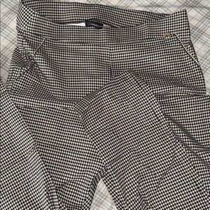 Black and White Houndstooth Pants